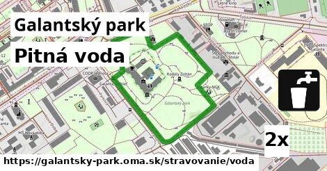 Pitná voda, Galantský park