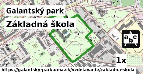 Základná škola, Galantský park