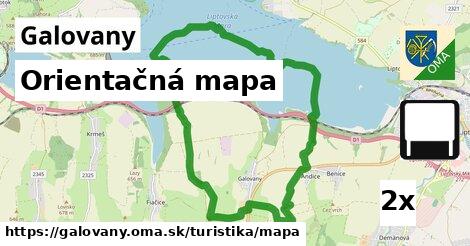 Orientačná mapa, Galovany