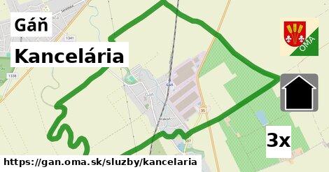 Kancelária, Gáň