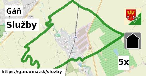 služby v Gáň