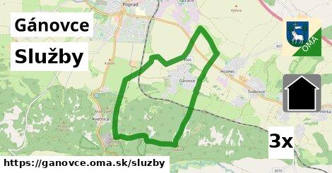 služby v Gánovce