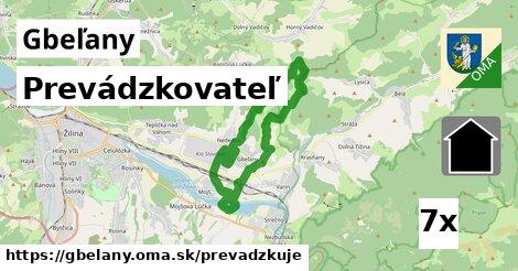 prevádzkovateľ v Gbeľany