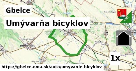 umývarňa bicyklov v Gbelce