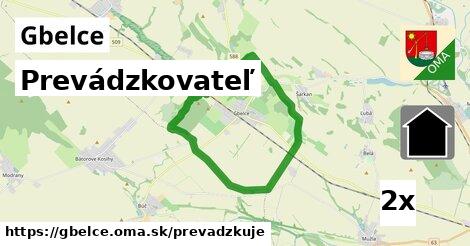 prevádzkovateľ v Gbelce