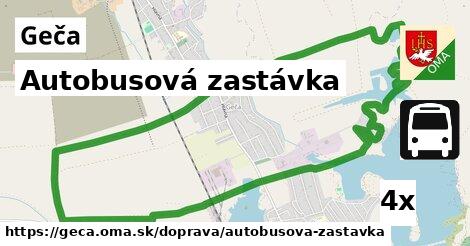 Autobusová zastávka, Geča