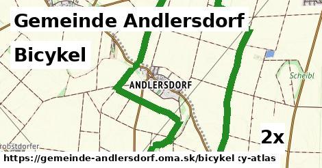 bicykel v Gemeinde Andlersdorf