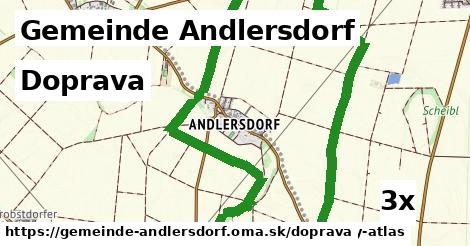 doprava v Gemeinde Andlersdorf