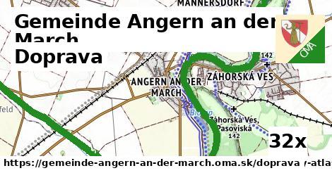 doprava v Gemeinde Angern an der March