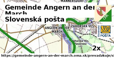 Slovenská pošta, Gemeinde Angern an der March