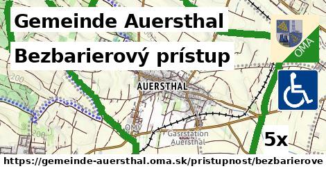 Bezbarierový prístup, Gemeinde Auersthal