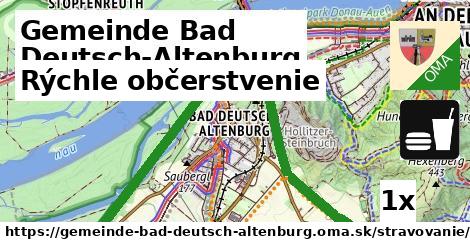 Rýchle občerstvenie, Gemeinde Bad Deutsch-Altenburg