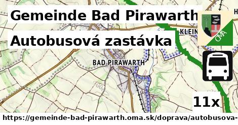 Autobusová zastávka, Gemeinde Bad Pirawarth