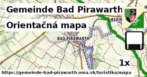 Orientačná mapa, Gemeinde Bad Pirawarth