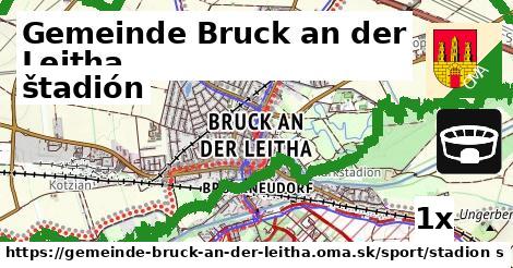 štadión v Gemeinde Bruck an der Leitha