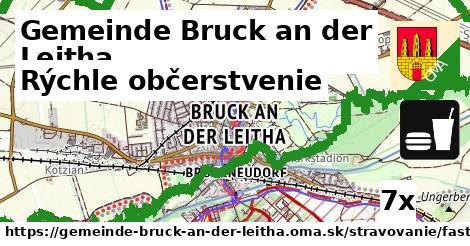 rýchle občerstvenie v Gemeinde Bruck an der Leitha