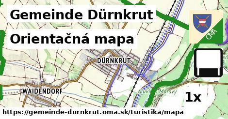 Orientačná mapa, Gemeinde Dürnkrut