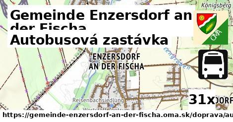 Autobusová zastávka, Gemeinde Enzersdorf an der Fischa