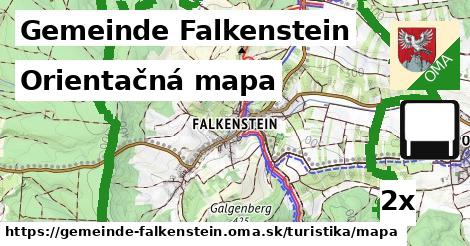 Orientačná mapa, Gemeinde Falkenstein