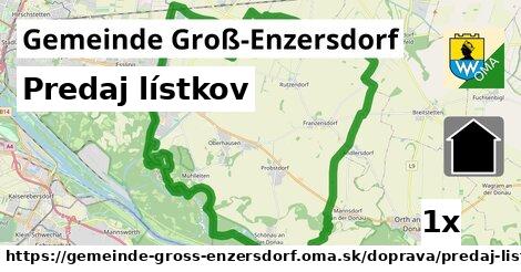 Predaj lístkov, Gemeinde Groß-Enzersdorf