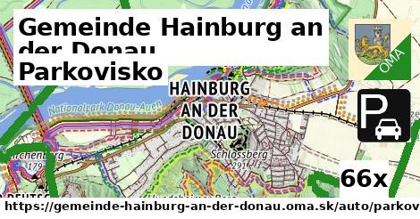 Parkovisko, Gemeinde Hainburg an der Donau