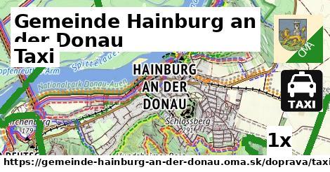 Taxi, Gemeinde Hainburg an der Donau