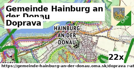 doprava v Gemeinde Hainburg an der Donau