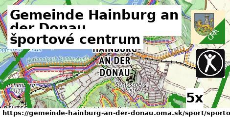 športové centrum, Gemeinde Hainburg an der Donau