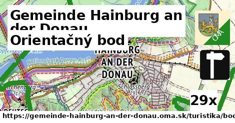 Orientačný bod, Gemeinde Hainburg an der Donau