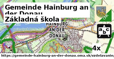 Základná škola, Gemeinde Hainburg an der Donau