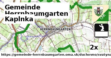 Kaplnka, Gemeinde Herrnbaumgarten