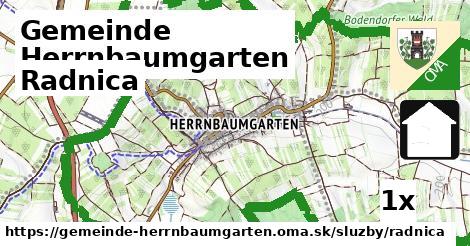 Radnica, Gemeinde Herrnbaumgarten