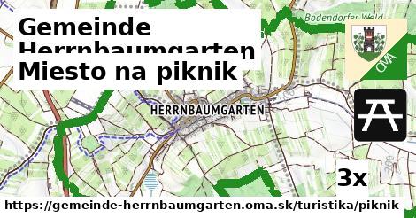 Miesto na piknik, Gemeinde Herrnbaumgarten