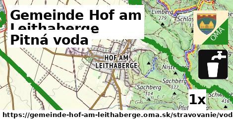 Pitná voda, Gemeinde Hof am Leithaberge