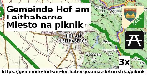 Miesto na piknik, Gemeinde Hof am Leithaberge