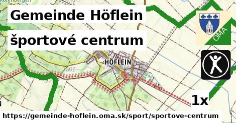 športové centrum, Gemeinde Höflein