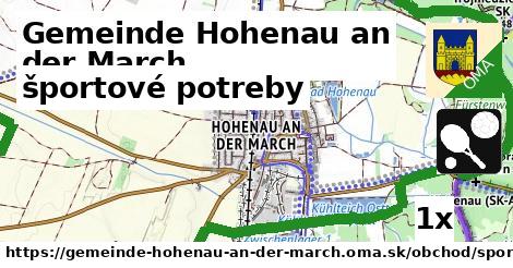 športové potreby, Gemeinde Hohenau an der March