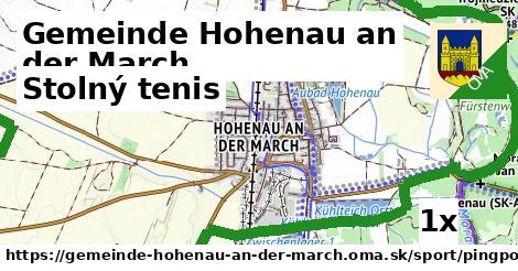 Stolný tenis, Gemeinde Hohenau an der March