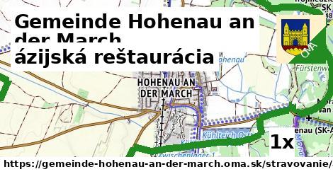 ázijská reštaurácia, Gemeinde Hohenau an der March