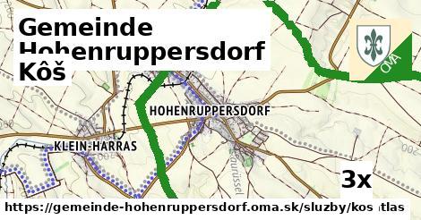 Kôš, Gemeinde Hohenruppersdorf