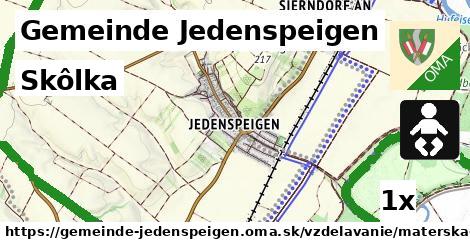 Skôlka, Gemeinde Jedenspeigen