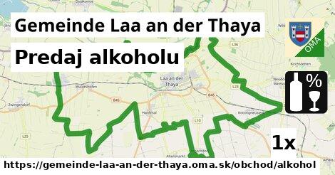 Predaj alkoholu, Gemeinde Laa an der Thaya