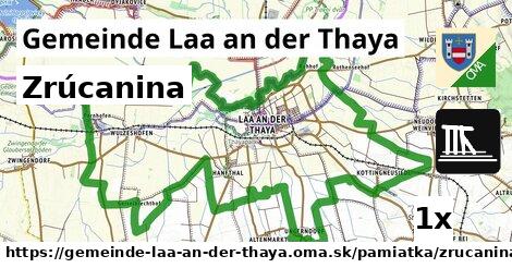 Zrúcanina, Gemeinde Laa an der Thaya