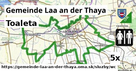 Toaleta, Gemeinde Laa an der Thaya