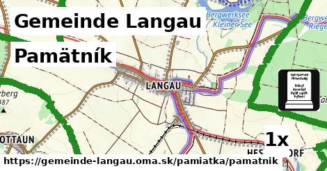 Pamätník, Gemeinde Langau