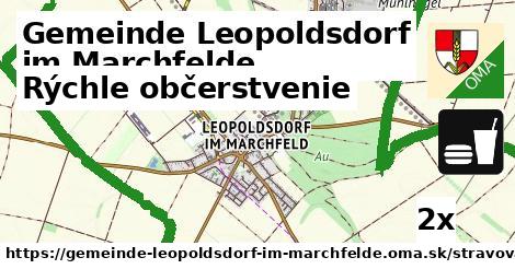 Rýchle občerstvenie, Gemeinde Leopoldsdorf im Marchfelde