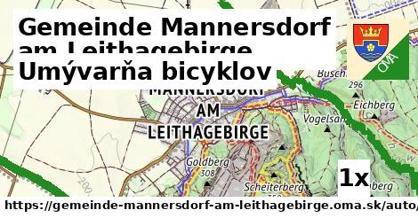 Umývarňa bicyklov, Gemeinde Mannersdorf am Leithagebirge