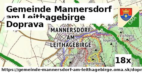 doprava v Gemeinde Mannersdorf am Leithagebirge
