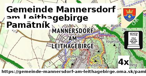 Pamätník, Gemeinde Mannersdorf am Leithagebirge