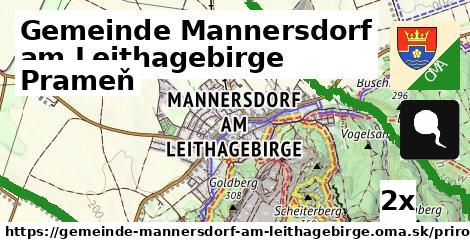 Prameň, Gemeinde Mannersdorf am Leithagebirge